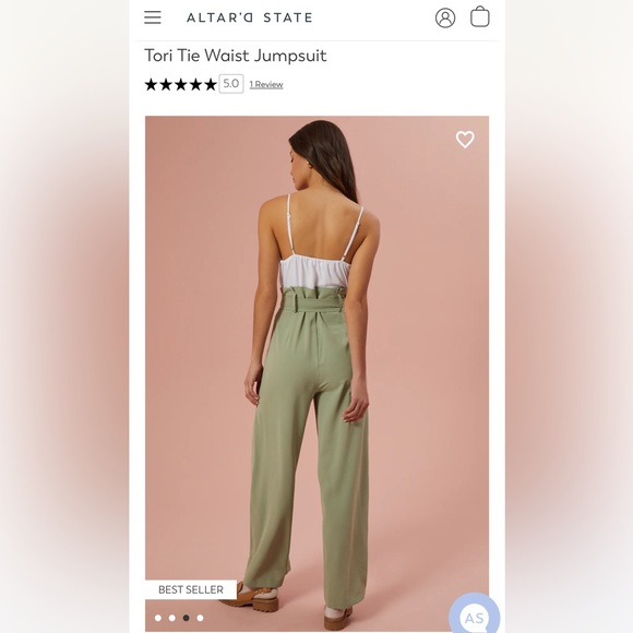 Tori Tie Waist Jumpsuit - Picture 2 of 9